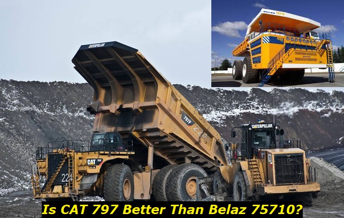 cat 7797 vs belaz 75710